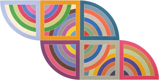 弗兰克·斯特拉(Frank Stella),《Harrigan II》,1967 其回顾展于2015年10月30日-2016年2月7日在惠特尼美术馆举行。