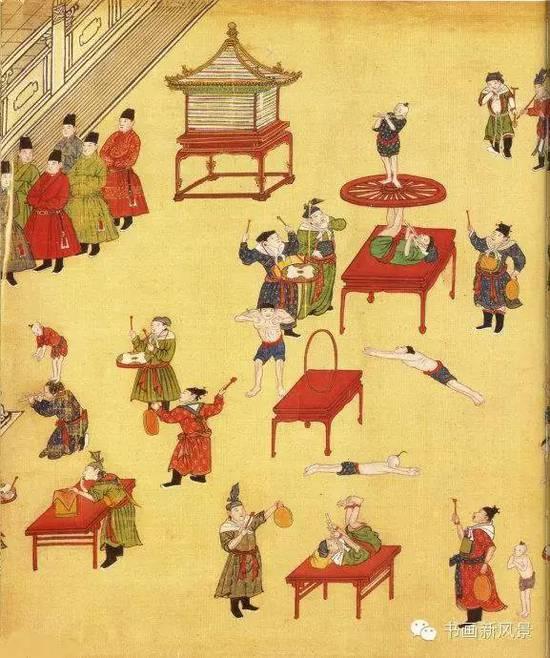 古画中的元宵行乐图,还是人家皇帝会玩!