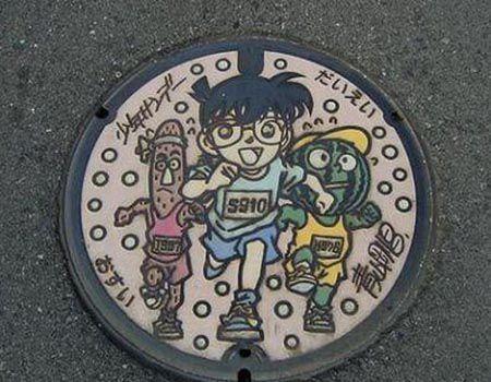 日本下水道的“井盖艺术”