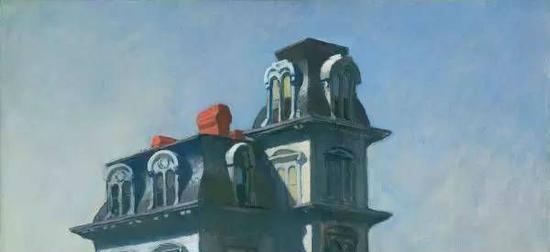 爱德华·霍珀(Edward Hopper),《铁道边的房子》,1925年。