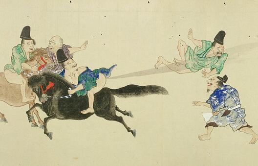 200年前的日本恶趣味绘画：放屁大战