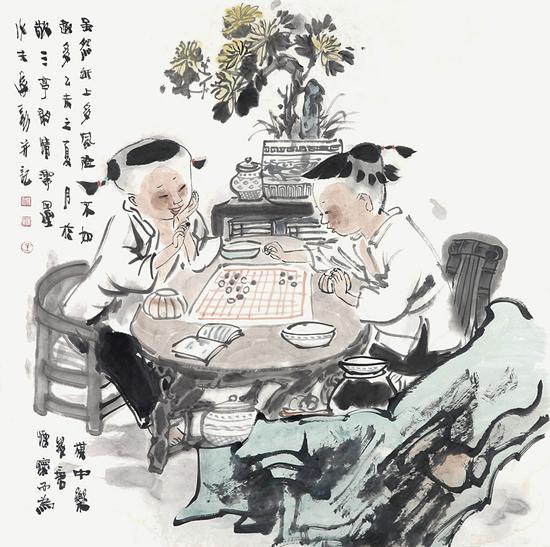 人物训画意象情趣内衣回家出差发现:独造之匠,窥王家而运斤_中国书图片