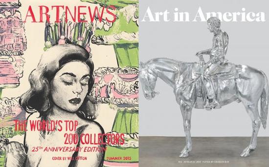  《Artnews》和《Art in America》杂志封面