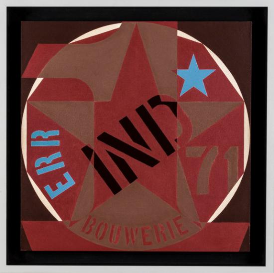 罗伯特·印第安纳（Robert Indiana），十年：自画像 （1968-1971）图片：Courtesy of Galerie Gmurzynska.
