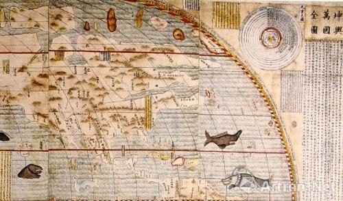 坤舆万国全图：中国最早的彩绘世界地图_藏趣逸闻_新浪收藏_新浪网