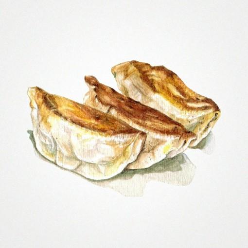 让你一看就饿的美食甜点彩铅绘画作品_当代艺