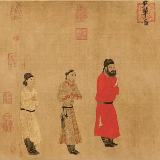 步辇图局部