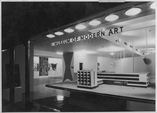 包豪斯1919-1928展览现场，展期1938年12月7日至1939年1月30日