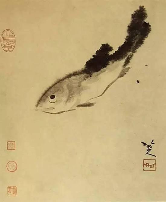 ZW0000341 古美術 中国画 唐物 八大山人墨鳥 真筆逸品 肉筆保証 ZW0000341 古美術 中国画 唐物 八大山人墨鳥 真筆逸品 肉筆保証