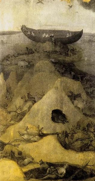 搁浅在阿勒山的诺亚方舟，Hieronymus Bosch 1514
