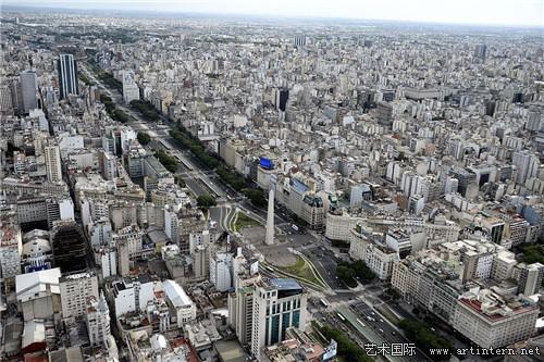 　　布宜诺斯艾利斯鸟瞰图，2015年1月3日。