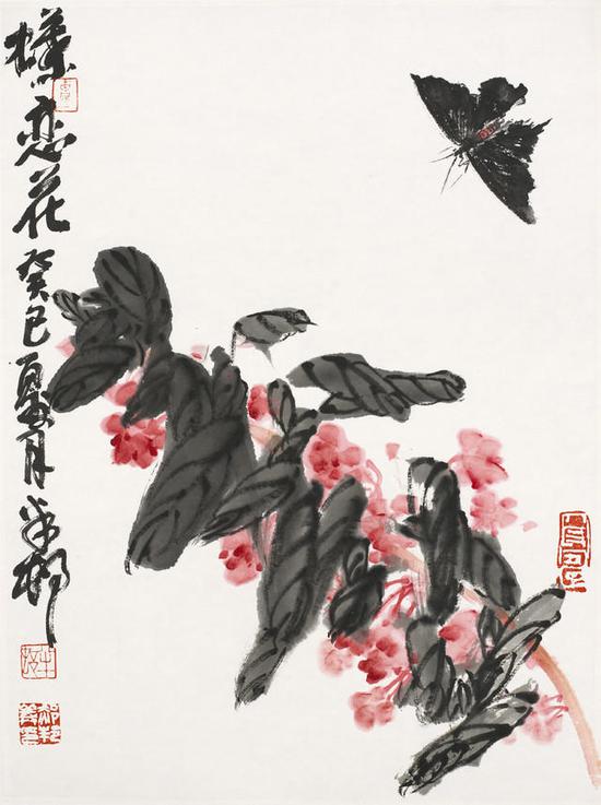 蝶恋花 46x34cm