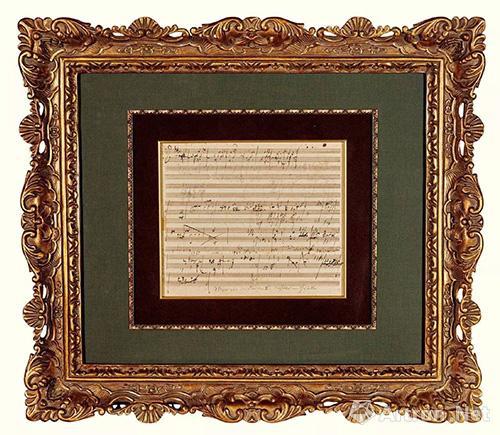 4 贝多芬《庄严弥撒》创作手稿 成交价：RMB 2,185,000