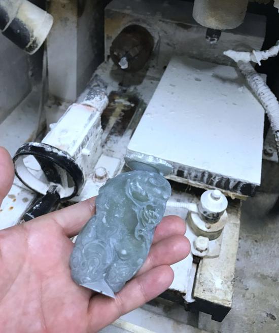 電腦雕刻出的半成品