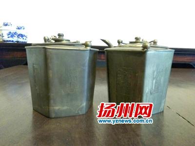 解放初期铜制温酒壶