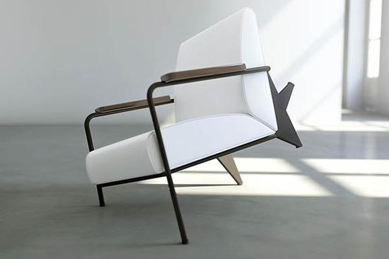 fauteuil de salon — jean prouvé, 1939