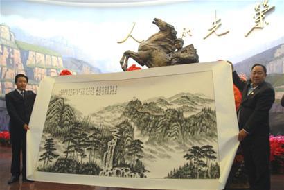 畫作被朱德紀念館永久收藏