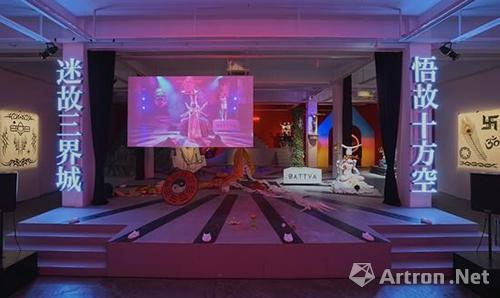 陈天灼展览"自在天"现场