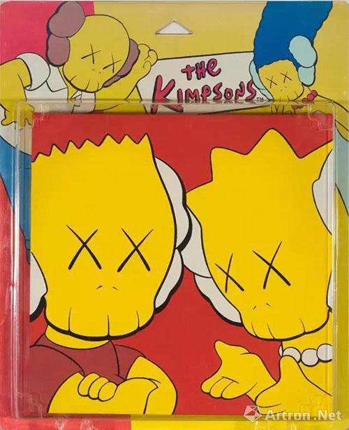 KAWS《辛普森 6（包装画作系列）》 2002年 压克力彩画布 成交价：HK$650，000
