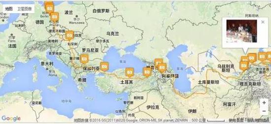 海蒂的行程,亦是追随着90年前斯廷斯的路线。