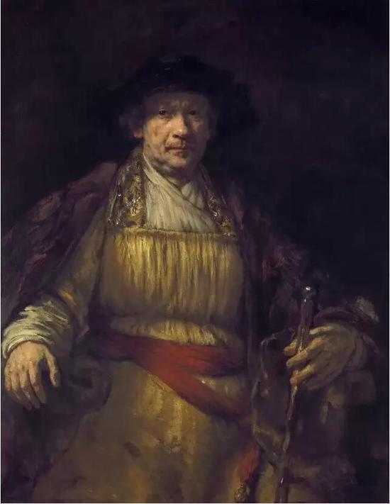 伦勃朗《自画像》，1658年