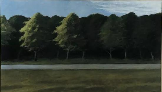 Edward Hopper's Road and Trees (1962)