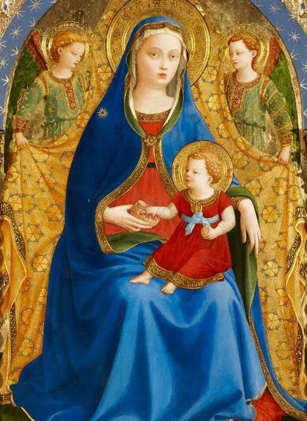 Fra Angelico's The Virgin of the Pomegranate (around 1426)