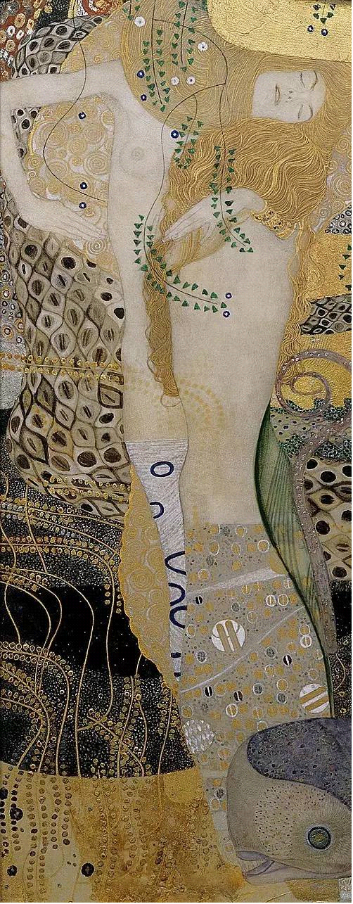 《水中精靈》,克里姆特,1904-1907年