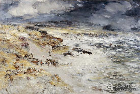 ▲William McTaggart 《风暴》 1890年