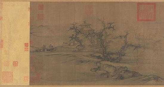 顾洛阜所藏宋郭熙《树色平远图》,1981年赠予Met