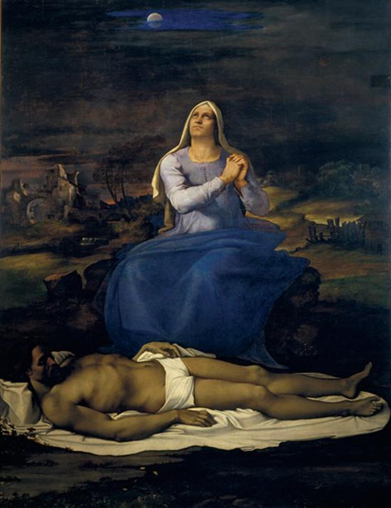 塞巴斯蒂亚诺（米开朗基罗合作），哀悼基督，1512-1516