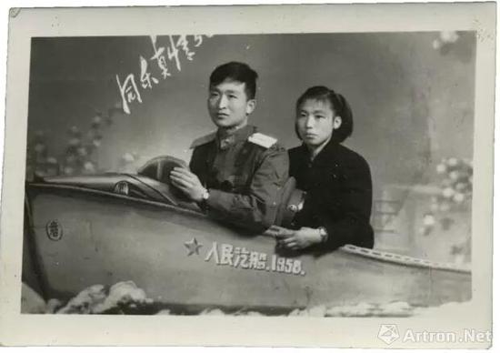 1958年，佚名照相馆，杨威收藏