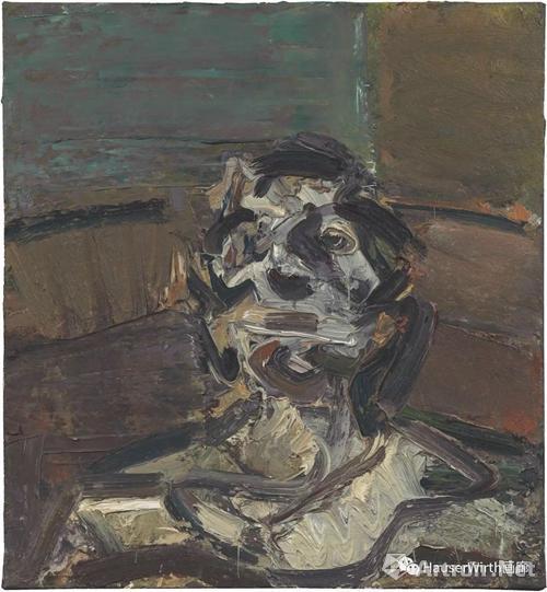 �����ˡ��¶��ͺգ�Frank Auerbach������J.Y.M�����Դ�����Head of J.Y.M������1982���Ͳ� ������66 x 61.6 ���� / 26 x 24 1/4 Ӣ�硣?&nbsp;�����ˡ��¶��ͺգ�ͼƬ�������ˡ��¶��ͺգ���ɪ��˹