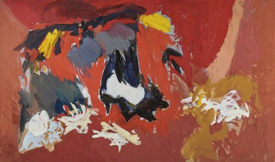 艾瑟尔·施瓦巴切,《Antigone I 》,1958。 图片:Collection of Christopher C。 Schwabacher and Brenda S。 Webster © Estate of Ethel Schwabacher