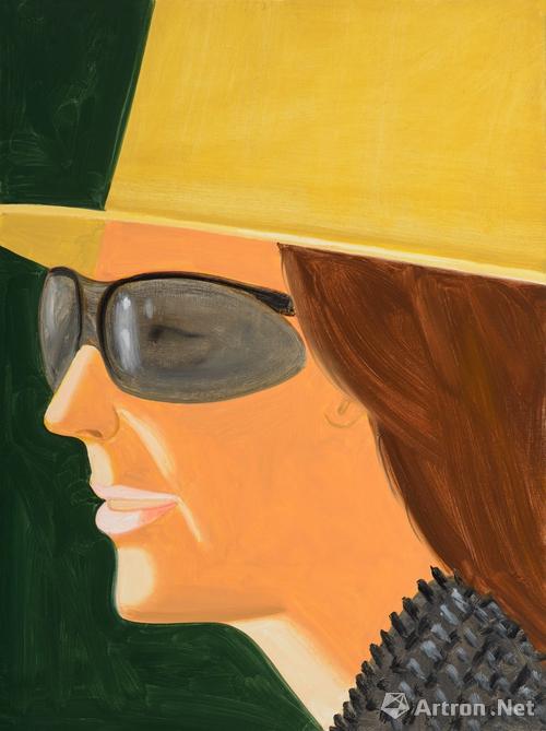 ����������˹�����ĵĻ滭��Arial�����ۼ�35�������ѱ�Ԥ�� Alex Katz Ariel 2015 Oil on linen 48 x 36 in 121.9 x 91.4 cm����Ȩ�����������У�ͼƬ�ɻ����ṩ��