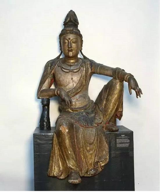 图八 菩萨坐像 宾夕法尼亚大学博物馆藏
