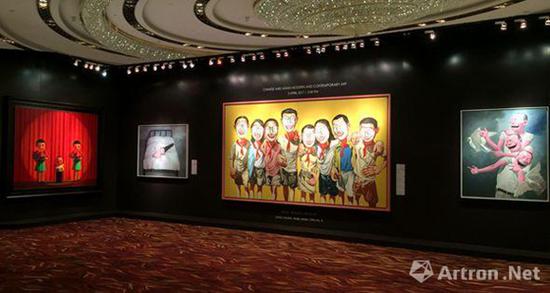 中国及亚洲现当代艺术专场 预展现场   这次预展必到的“拍照圣地”