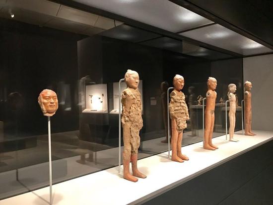 纽约大都会艺术博物馆“秦汉文明"展览现场。图片：致谢作者