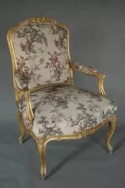 木绒面洋式椅