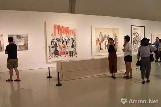 2016年中央美院中国画学院本科毕业展现场