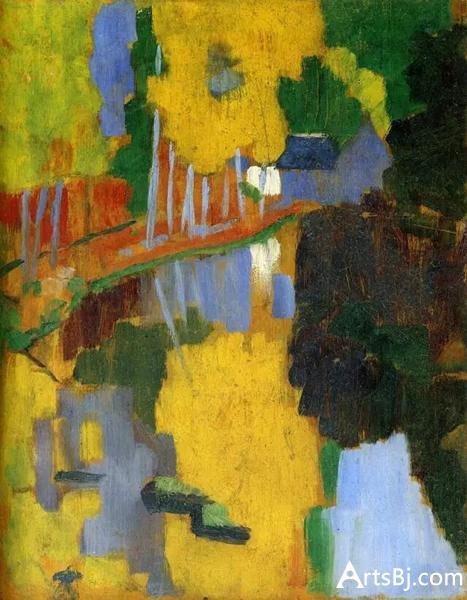 Paul Sérusier, 护身符/林之爱, 1888