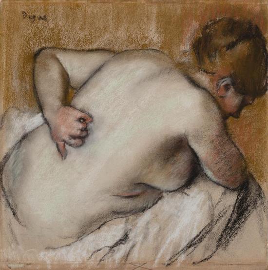 德加，《Woman Scratching Her Back》（1881）。图片：Courtesy of the Denver Art Museum