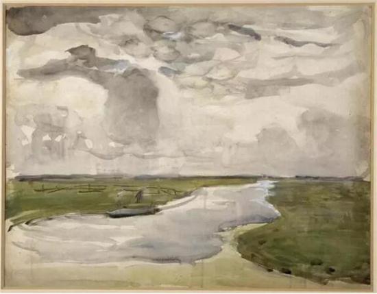 Meandering Landscape with River，1906-07