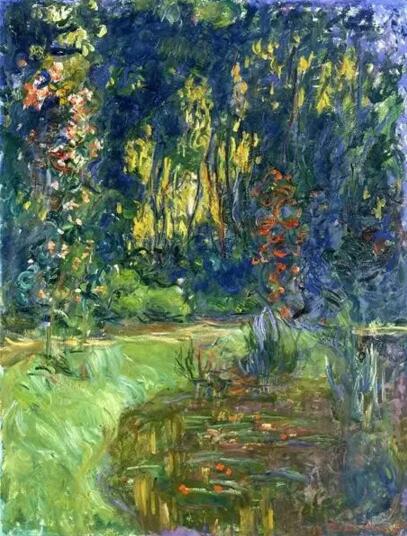 Water Lily Pond At Giverny，1918-1919