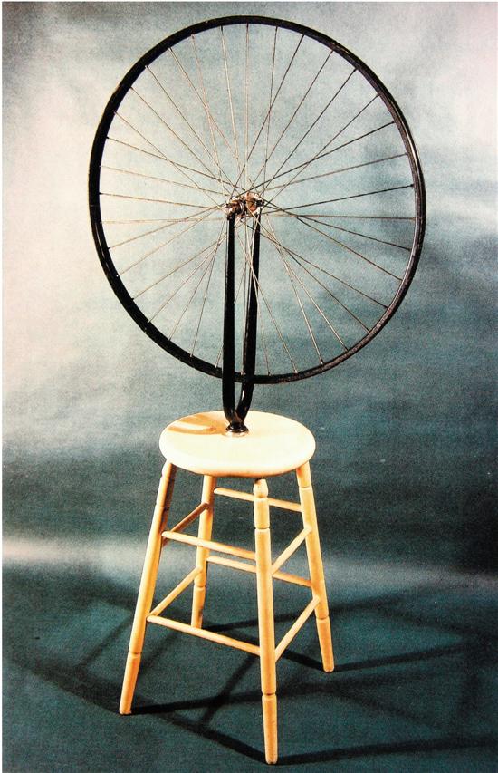 杜尚  自行车轮 1913年