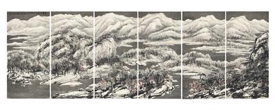 《飞雪伴春》是崔如琢目前拍卖价最高的作品，2016年保利香港春拍以3.068亿港元成交。