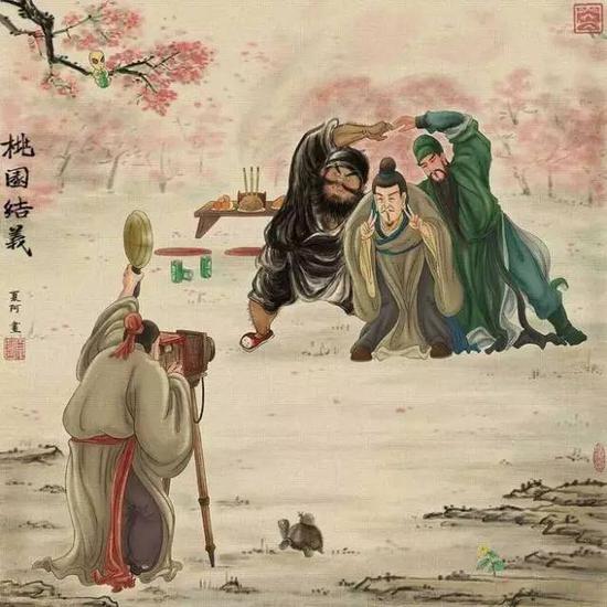 天师桌上单挑的场景