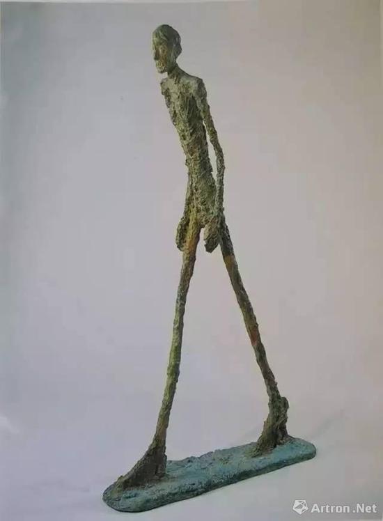 ▲ 贾科梅蒂，行走的人，1960