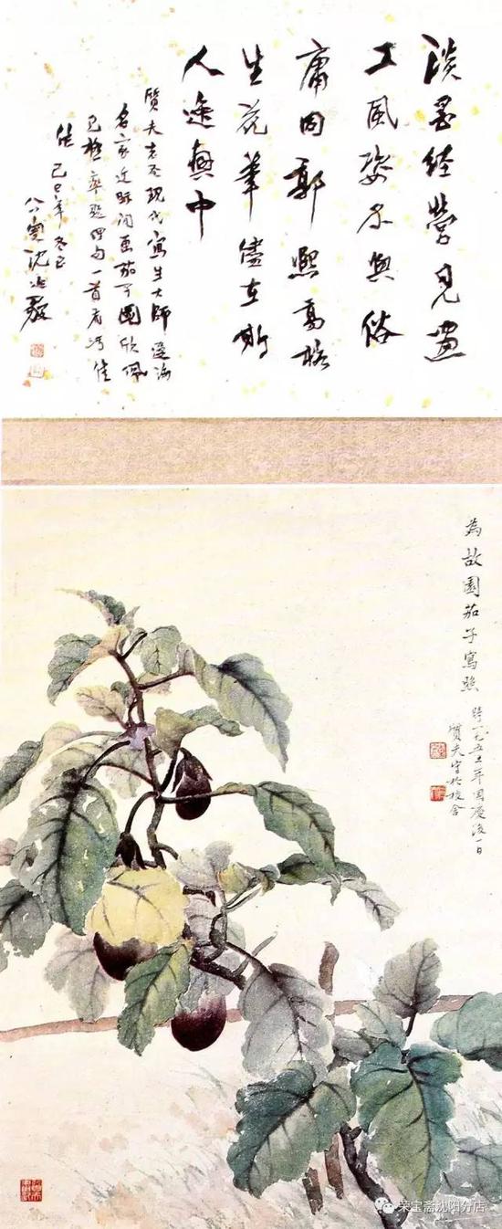 《茄子》49*34cm 1955年