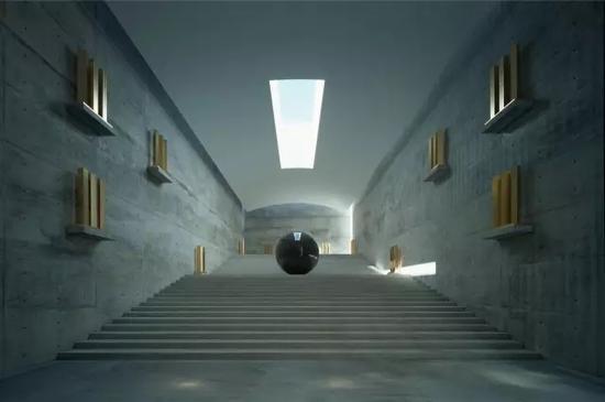 ▲ 瓦尔特· 德·玛利亚的《Time/Timeless / No Time》在展厅现场,图片来源:Lyre